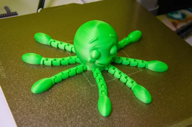 Articulated cute flexi octopus — Фото 3 из 7