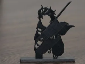 Tanjiro Kamado 3D print Silhouette 82