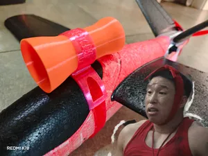 斯图卡俯冲轰炸机,风螺固定支架,“仓鼠fpv”大佬设计的气动报警器,我给设计个支架,绑带固定器!!!