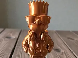 Simpsons inspired Relax chill Bart model