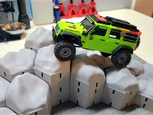 Modular 3D Printable Mini RC Crawler Rocks