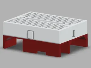 Mini Breadboard holder for Arduino Uno