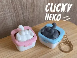 Clicky Neko – Snack-Stealing Tomcat Fidget Toy