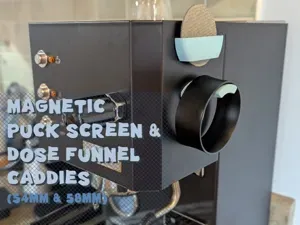 Magnetic Puck Screen & Dose Funnel Caddies
