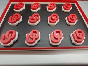 OU Logo Candle Mold Master for Silicone Casting