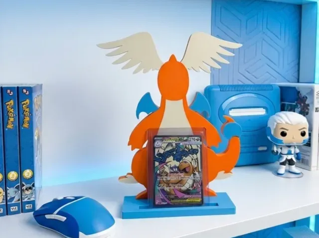 Mega Dragonite Pokemon card display stand