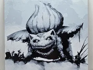 Creepy Pokemon Series - Ivysaur (Hueforge)