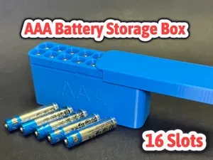 Travel AAA Battery Storage Box / AAA Battery Case