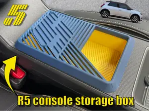 Renault 5 / 4 E-Tech console storage box + lid