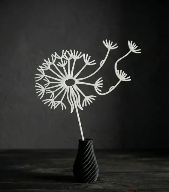 Dandelion "Flying Seeds" - Vase Flower Decor — Image 3 of 4