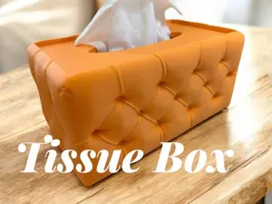 Tufted Tissue Box Kleenex Holder Decor