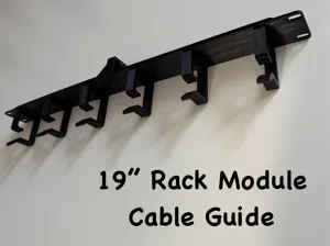 Rack Cable Guide for 19'' rack - 1U (50 -100 mm)