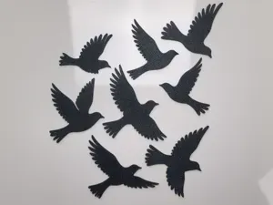 Flying Birds Wall Art Set
