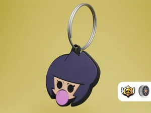 Bibi | Brawl Stars Keychain Series