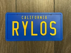 RYLOS License Plate from The Last Starfighter