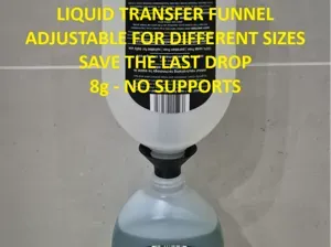 Liquid Transfer Funnel - Fits Most Bottle Sizes
