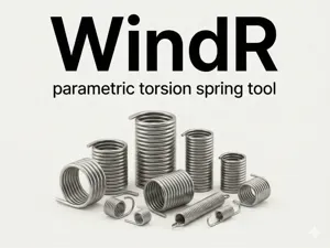 WindR | The Parametric Torsion Spring Winder