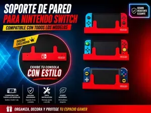 Soporte de Pared Pro para Nintendo Switch