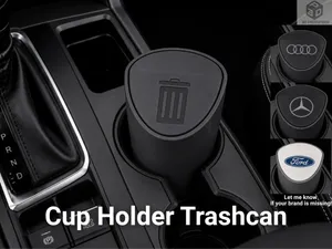 Cup Holder Trashcan