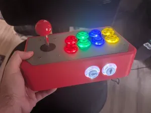 Arcade stick joystick controller for retro gaming