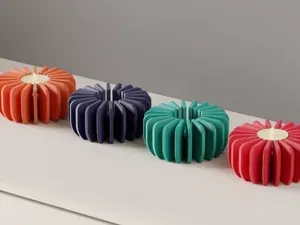 LED candle holder. Modern led Tealight lamp