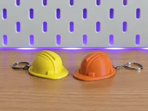 Construction - Engineer Helmet Keychain