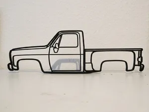 Chevrolet Stepside Squarebody Wall Art