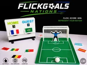 FlickGoals Nations – Fun Desk Football Game