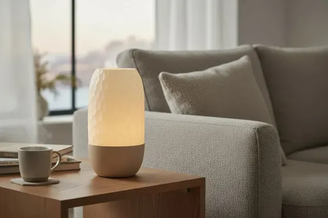 Table Lamp - with Bionic Pattern — Image 3 of 13