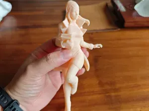 人物角色手办 动漫 分件 好打 胶水拼装 可上色坚固可放大道具家居摆件模型儿童玩具