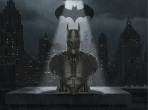 Batman Bust Display -Dark Knight Batman Statue