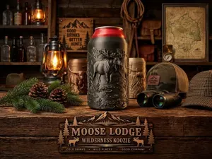 MOOSE LODGE - Koozie Can Holder