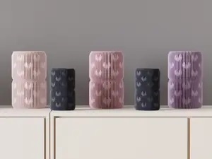 Valentines Day Vase. Heart Pattern Vase.