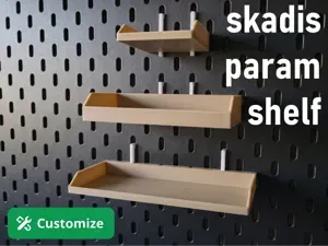 Parametric SKADIS Tray & Shelf Generator