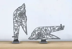 Slave 1 - Star Wars - With Stand