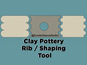 Dual Pottery Texture Shaping Tool