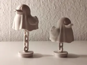 Floating Ghost Rubber Duck