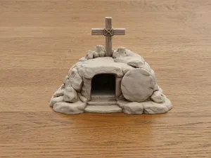 Jesus Christ Empty Tomb Stone Hill Sculpture