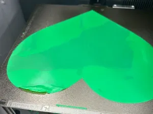 Valentines Themed First Layer Test