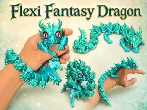 Flexi Fantasy Dragon – Articulated Dragon Toy
