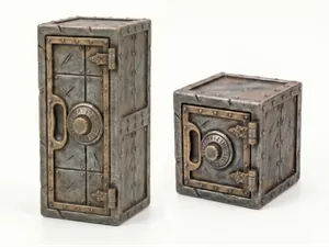 DnD miniatures safes, small and large