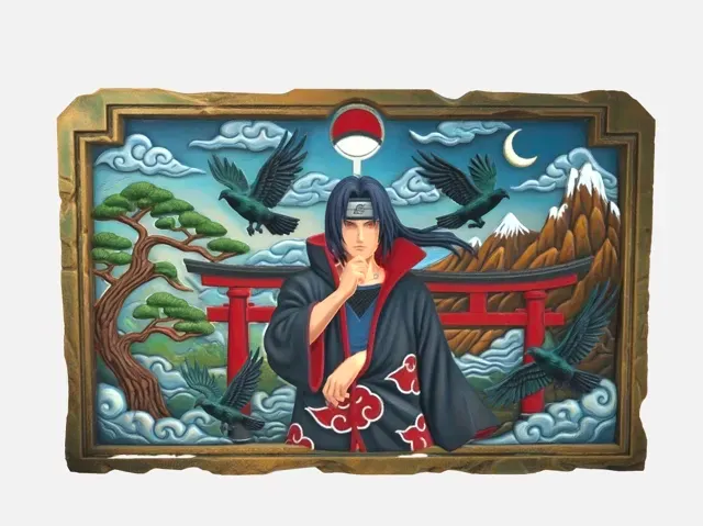 Uchiha Itachi - Naruto 3D Plaque — Фото 6 из 8