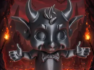 Diablotin Mignon avec corne et queue