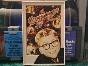A Christmas Story Movie Poster - Hueforge Art