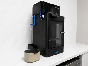 Mini Desktop Trash Can Waste Bin with Recessed Lid