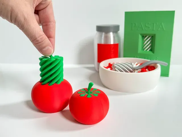 Pasta Playset: Tomato Twist Fidget