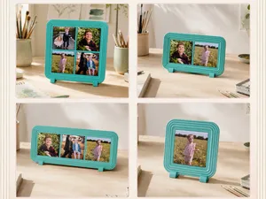 Ribbed Mini Frame | 2x2 Photo Magnet