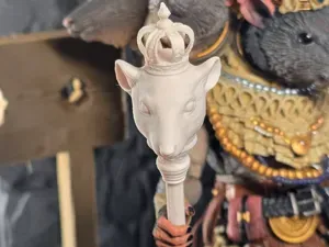 1/12 Scale Rat Head Scepter and Royal Scepter