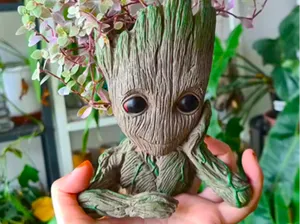 Cute Groot Statue V2 / Groot Figur Home Dekoration