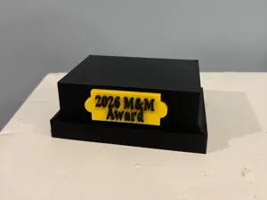 Customizable Base/Stand for a Trophy